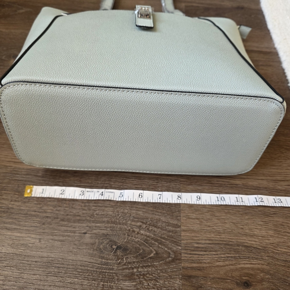 IZOD Women's Light Sage Tote Bag - Structured Everyday Handbag - Picture 8 of 12